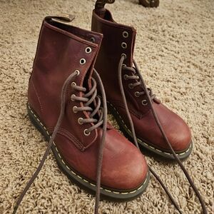 Beautiful Red Dr. Martens